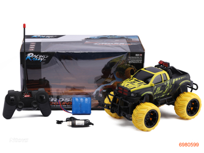 1:16 4CHANNELS R/C CAR.W/9.6V BATTERIES IN CAR/USB CABLE W/O 3*AA BATTERIES IN CONTROLLER