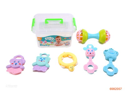 BABY RATTLE 6PCS