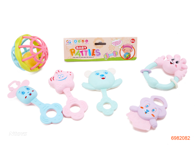 BABY RATTLE 6PCS