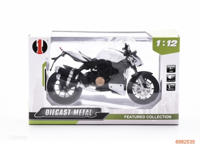 1:12 FREE WHEEL MOTORCYCLE W/LIGHT/3*LR41 BATTERIES