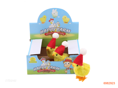 WIND UP HEN 12PCS/DISPLAY BOX