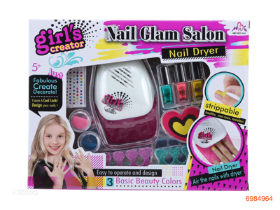 BEAUTY SET, NAIL PAINTING SALON（NOT INCLUDED 2*AA BATTEIRES)