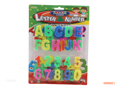 MAGNETIC ALPHABET & NUMBERS