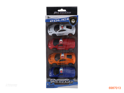 P/B POLICE CAR 2ASTD 4COLOUR