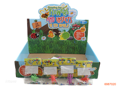 INFLATED INSECT/DROPS 300PCS/DIAPLAY BOX 7COLOUR