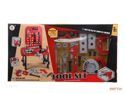 TOOL SET W/O 2AA BATTERIES 37PCS