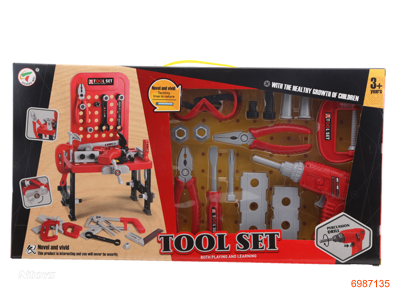 TOOL SET W/O 2AA BATTERIES 37PCS