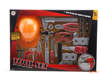 TOOL SET W/O 2AA BATTERIES 21PCS