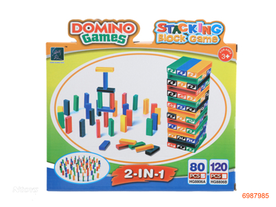 DOMINO IN STACKING 80PCS