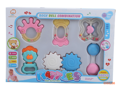 BABY RATTLE 6PCS