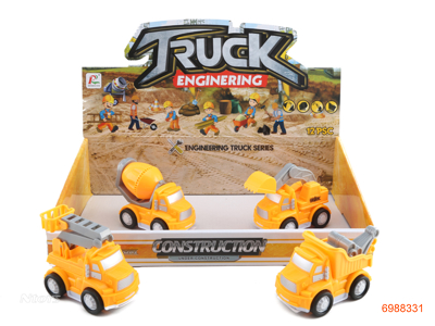 F/P CONSTRUCTION ENGINE 12PCS/DISPLAY BOX