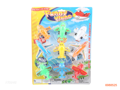 FREE WHEEL TOYS 9PCS