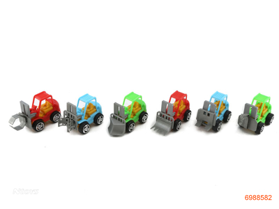 P/B CONSTRUCTION ENGINE TRUCK,3COLOUR 6ASTD