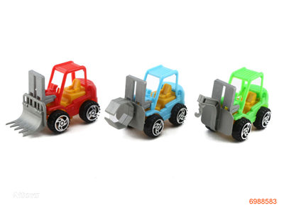 FREE WHEEL CAR,3COLOUR 6ASTD