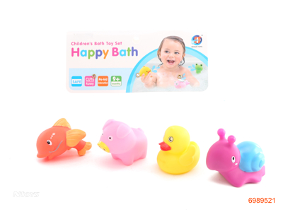 BATH TOYS.4PCS