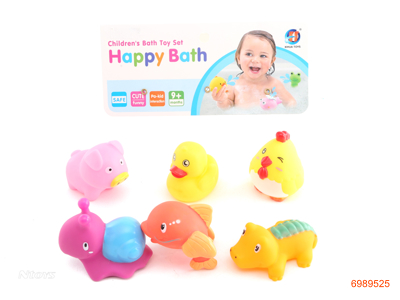 BATH TOYS.6PCS