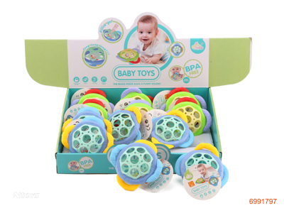 BABY RATTLE.12PCS/BOX.2COLOUR