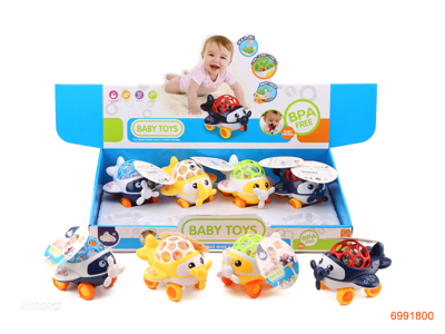 BABY RATTLE.8PCS/DISPLAYB BOX 3COLOUR