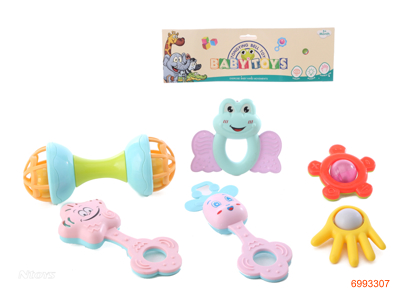 BABY RATTLE 6PCS