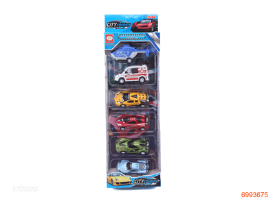 P/B CAR 6PCS