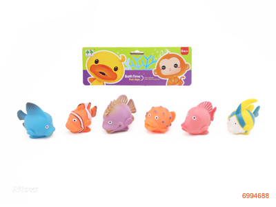 VINYL FISH 5PCS