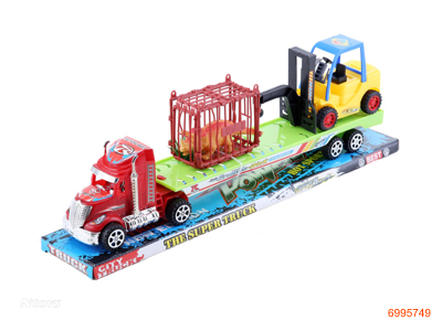 F/P TRUCK W/1PCS FREE WHEEL CAR2COLORS