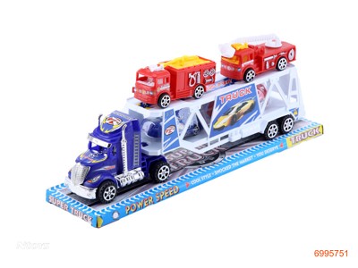 F/P TRUCK W/4PCS FREE WHEEL CAR 2COLORS