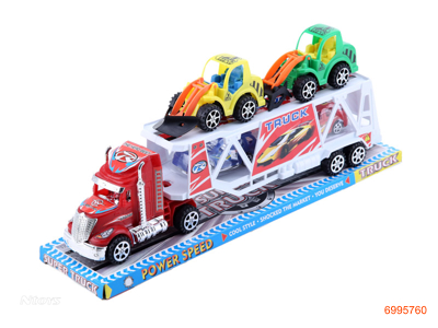 F/P TRUCK W/4PCS FREE WHEEL CAR 2COLORS