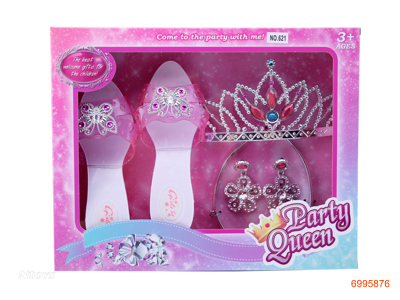 ELECTROPLATED SHOES CROWN SET  2ASTD