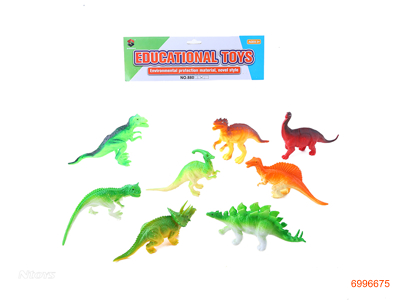 VINYL DINOSAUR SET 8PCS