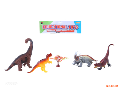 VINYL DINOSAUR SET 5PCS