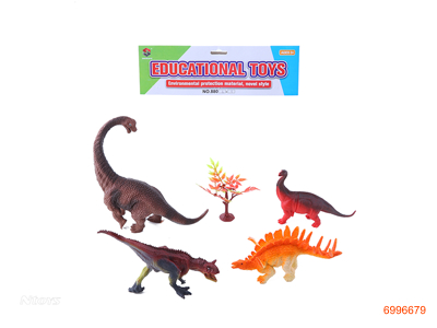 VINYL DINOSAUR SET 5PCS