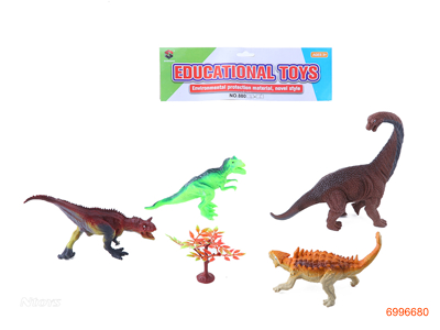 VINYL DINOSAUR SET 5PCS