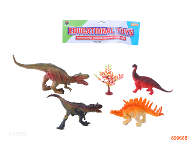 VINYL DINOSAUR SET 5PCS