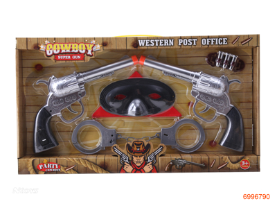 COWBOY GUN W/IC/6*AG13 BATTERIES