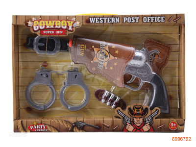 COWBOY GUN W/IC/3*AG13 BATTERIES