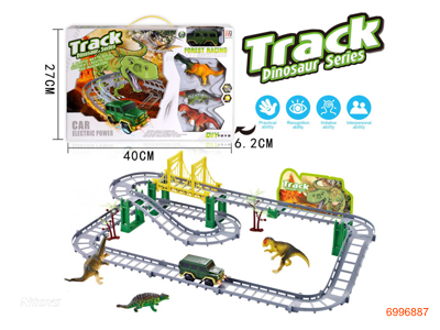 B/O TRACK SET W/LIGHT,W/O 1*AA BATTERY