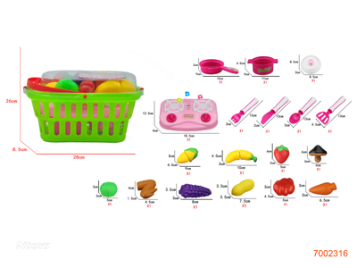 KITCHEN SET W/LIGHT/SOUND W/O 2*AA BATTERIES