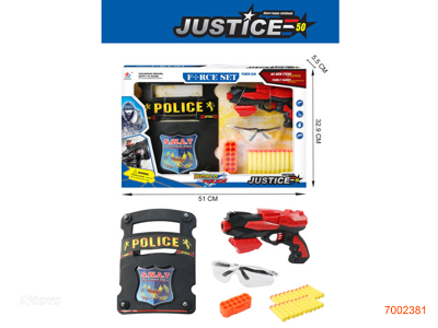 SOFT BULLET GUN POLICE SET