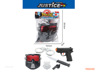 SPARKLE GUN POLICE SET