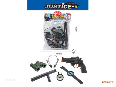 SPARKLE GUN POLICE SET