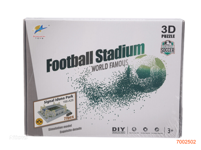 3D FOOTBALL STADIUM PUZZLE 77PCS