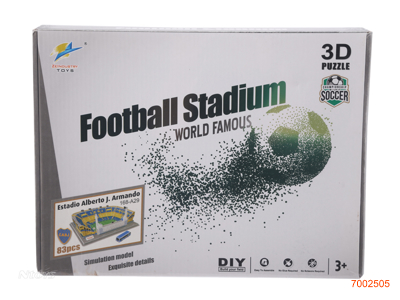 3D FOOTBALL STADIUM PUZZLE 83PCS