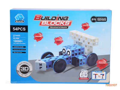 BLOCK CAR 54PCS