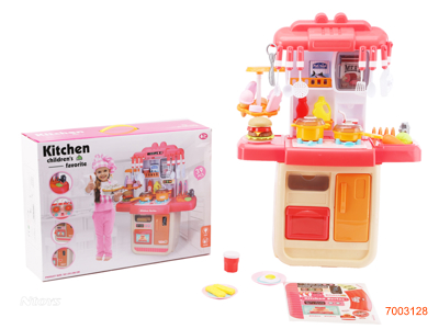 COOKING SET,W/LIGHT/SOUND，W/O 3*AA BATTERIES