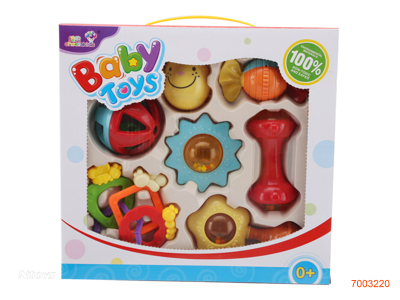 BABY TEETHER RATTLE,10PCS