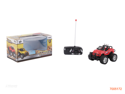 1:20 4CHANNELS R/C CAR,W/O 3*AA BATTERIES IN CAR/2*AA BATTERIES IN CONTROLLER 2ASTD 2COLOURS