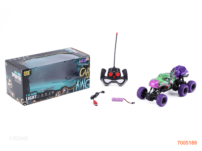1:16 4CHANNELS R/C CAR,W/LIGHT/SPRAY/3.7V BATTERARY PACK IN CAR/USB CABLE,W/O 2*AA BATTERIES IN CONTROLLER 2COLOURS