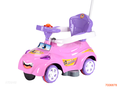 RIDE-ON CAR,W/LIGHT/MUSIC,W/O 2*AA BATTERIES 3COLOURS