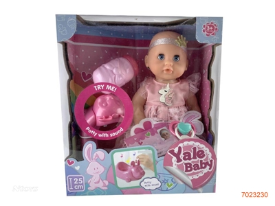 25CM EMPTY BODY FASHION DOLL SET W/IC/3AG13 BATTERIES